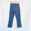 Mother Blue Denim The Snap Hustler What I Had Before Flared Ankle Jeans, Size 25