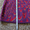 Hayley Menzies Purple Printed Long Sleeve Knit Mini Sweater Dress, size M