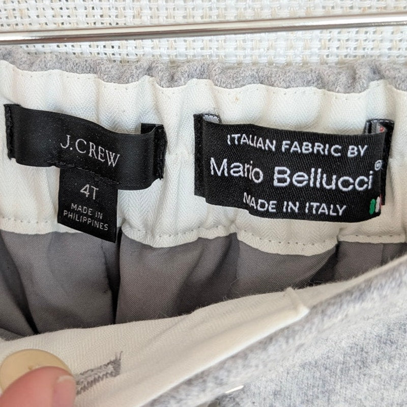 J.Crew Gray Wool Suit Set: Single-breasted Alfie Blazer 4 & Dress Pants 4 Tall