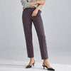 See by Chloe Navy Striped Cotton Tapered Ankle Pants Size 44 US 12
