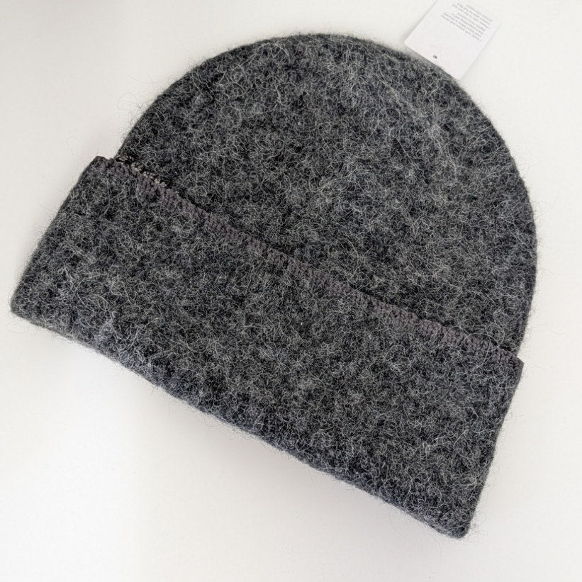 Lululemon Alpaca Wool-Blend Beanie Hat Unisex S/M Dark Gray NWT