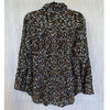 The Great The Cove Leopard Print Cotton Button-Down Shirt Size 2 M