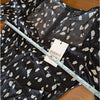NWT Bardot Millie Black Abstract Spot Short Sleeve Midi Maxi Dress, size 6/S