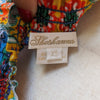 Shoshanna Solstice Cotton Off-Shoulder Multicolor Mini Dress, size XS