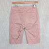 Vince Bermuda Shorts Womens 0 Pink Cotton Stretch Mid-rise Chino Long
