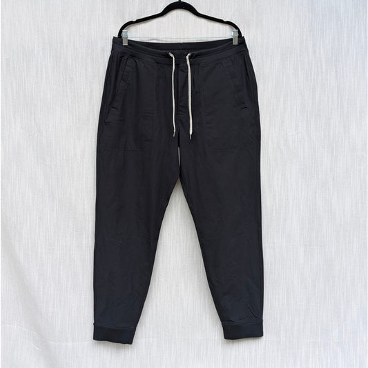 Vuori Meta Jogger 30" Mens 2XL Black High-rise Tapered Leg Ankle Pants