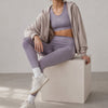 Anine Bing Sport Set Womens Blair Bralet Top XS & Blake High Waist Leggings S