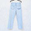 Reformation Cynthia Patch Denim High Rise Straight Ankle Jeans, size 27