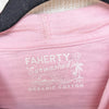 Faherty Sunwashed Slub Hoodie Womens XS Pink Relaxed Cotton Sweatshirt