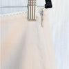 ASTR Cailey Crochet Trim Button-Front Mini Skirt Womens L Natural A-line NWT