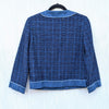 Kate Spade Broome Street Blazer Jacket Womens S Wool Blend Denim Tweed Button