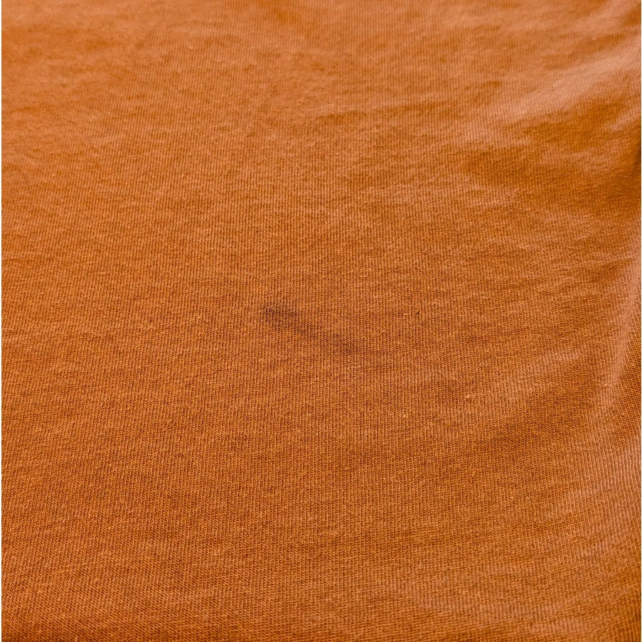 Reformation Top Womens XL Brown Cotton Crewneck Short Sleeve T-shirt