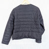 Fabiana Filippi Quilted Denim Short Jacket Womens XL Metallic Embellished Navy