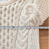 Eleven Six Nyla Sweater Womens S Ivory Alpaca/Wool Knit Crewneck Long Sleeve