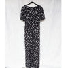 NWT Bardot Millie Black Abstract Spot Short Sleeve Midi Maxi Dress, size 6/S