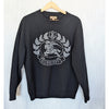 Burberry Bilston Logo Knitted Merino Wool Sweater Unisex Womens L Black Crewneck