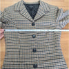 Rag&bone Drew Italian Houndstooth Wool Blazer Womens 0 Brown Single-breasted