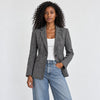 Rag & Bone Gray Wool Blend Plaid Blazer Size 4