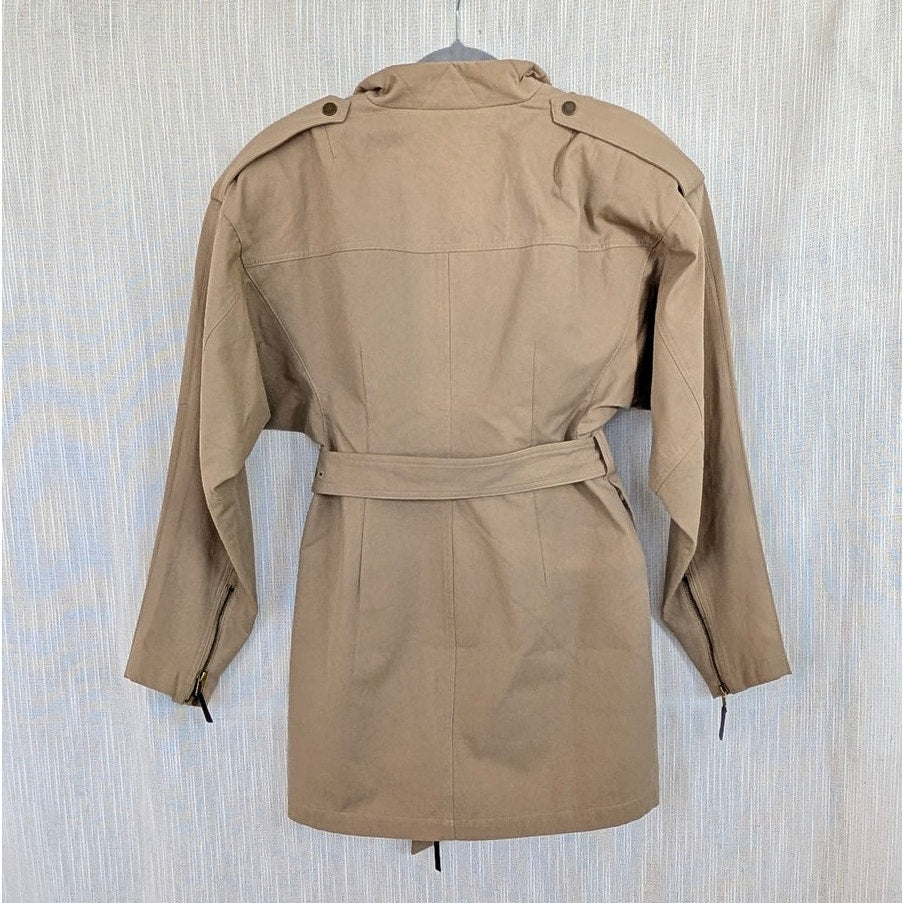 Ronny Kobo Costura Dress Womens M Stretch-Cotton Long Sleeve Belted Mini NWT