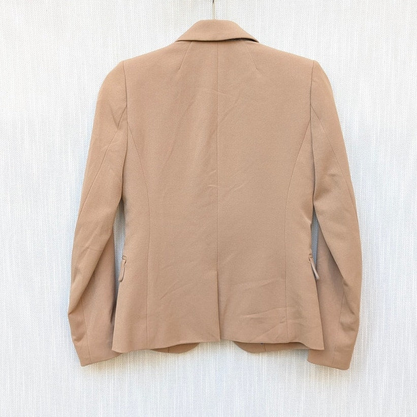 J.Crew Tan Mercantile Schoolboy Single-breasted Long Sleeve Blazer, size 0