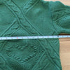 Aelfric Eden Green Oversized Cable Knit Mock Neck Long Sleeve Sweater Size M