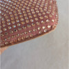 Jeffrey Campbell Embellished Flats Womens 6.5 Pink Rhinestone Velvet Bow