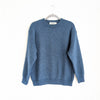 Realtakai RT Blue Knit Crewneck Long Sleeve Sweater, size M
