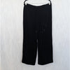 Armani Collezioni Velvet Dress Pants Womens 14 Black High-rise Wide Leg Ankle