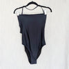 J.Crew Cross-back Bandeau One-piece Swimsuit H8252 Womens 8 Navy NWT