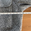 Zara 3046/288/802 Bouclé Cropped Jacket Womens XL Gray Long Sleeve Full Zip