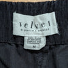Velvet by Graham & Spencer Laney Cropped Corduroy Pants Black M