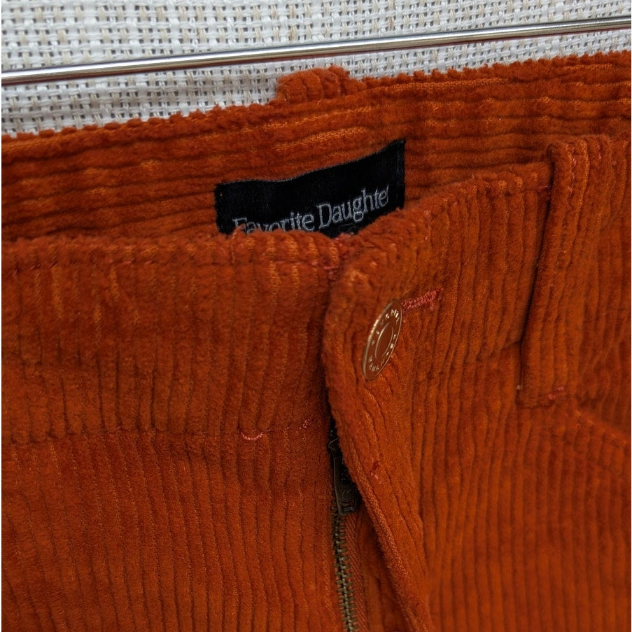 NWOT Favorite Daughter The Mischa Sedona Corduroy High-Rise Wide-Leg Pant, sz 24