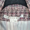 Veronica Beard Theron Tweed Double-breasted Blazer Jacket Womens 4 Pink Purple