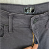 Mother The Half-Pipe Flood Jeans Womens 28 Black High-rise Wide Curved Leg