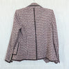 Veronica Beard Theron Tweed Double-breasted Blazer Jacket Womens 4 Pink Purple