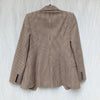 Banana Republic BR Plaid Blazer Womens 4 Brown Double-breasted Long Sleeve