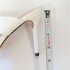 Paige Heeled Mules Womens 9.5 White D'orsay Style Pointed Toe High Heel