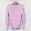 Rossopuro Sweater Womens Eu46/L Wool Cashmere Long Sleeve Turtleneck