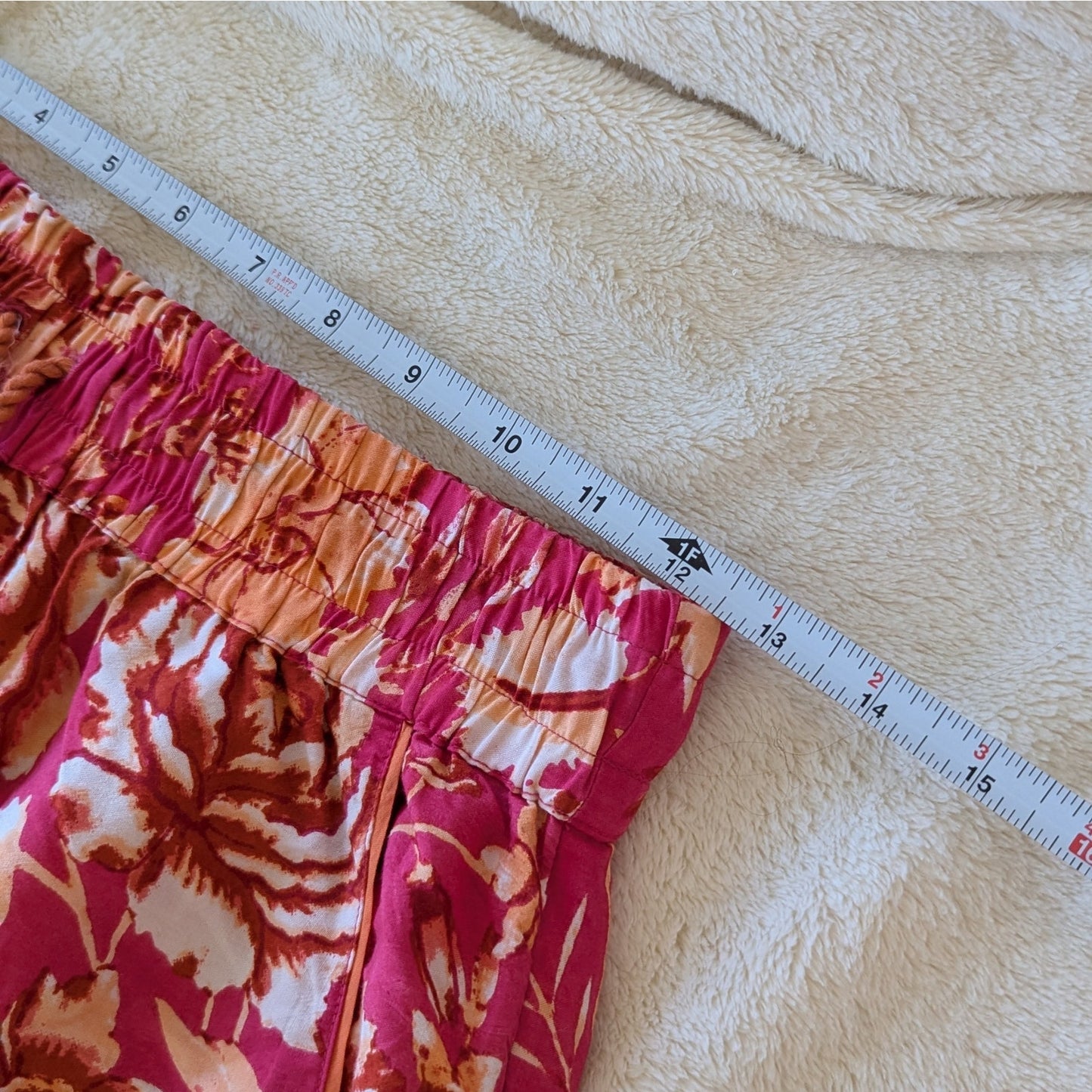 By Anthropologie Kari Sleep Pajama Floral Print Wide Leg Pants, size XS