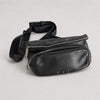 Off-White Logo Print Belt Black Leather Italy Bag Fanny Pack