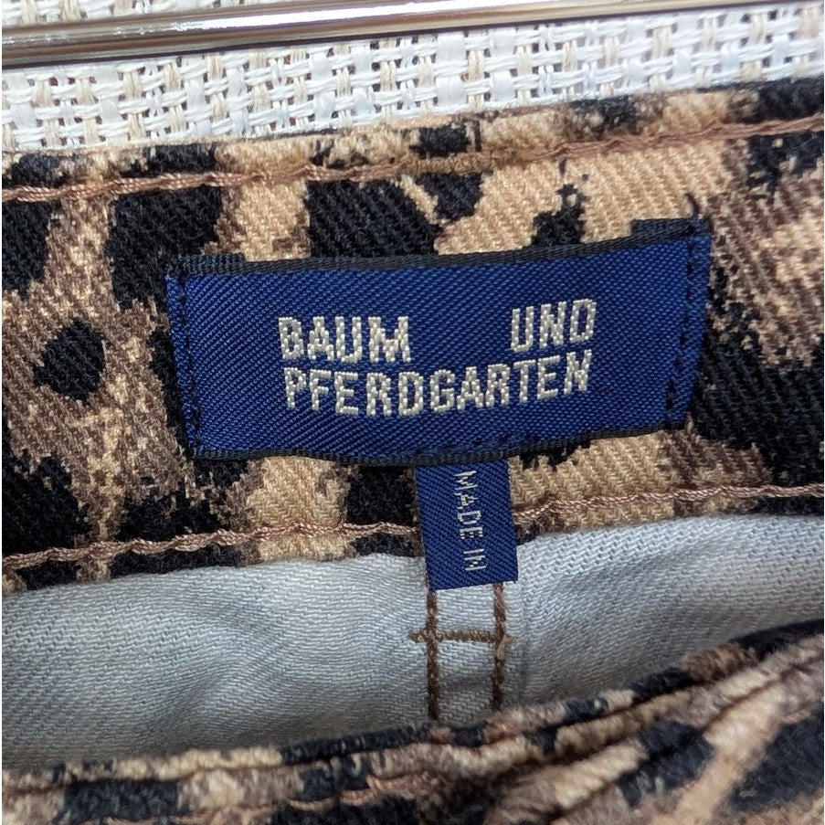 Baum und Pferdgarten Nara Denim Leopard High Waist Wide Leg Jeans, size EU44/12