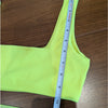 Montce Citron Micro Rib Allie Bikini Top, size S