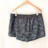 Vuori Clementine Camouflage Stretch Gray Camo Athletic Stretch Shorts, size L