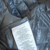 J.Crew Blue/Gray Quilted Down Filled Full Zip Puffer Lightweight Jacket, size XS