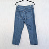Agolde Riley Jeans Womens 29 Blue Denim High Rise Straight Crop