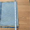 ICON DENIM LA Kiki Jeans Womens 25 Smoke BlueMid-rise Wide Leg Cuffed Hem