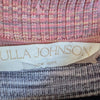 Ulla Johnson Evangeline Striped Metallic Knit Maxi Dress XL