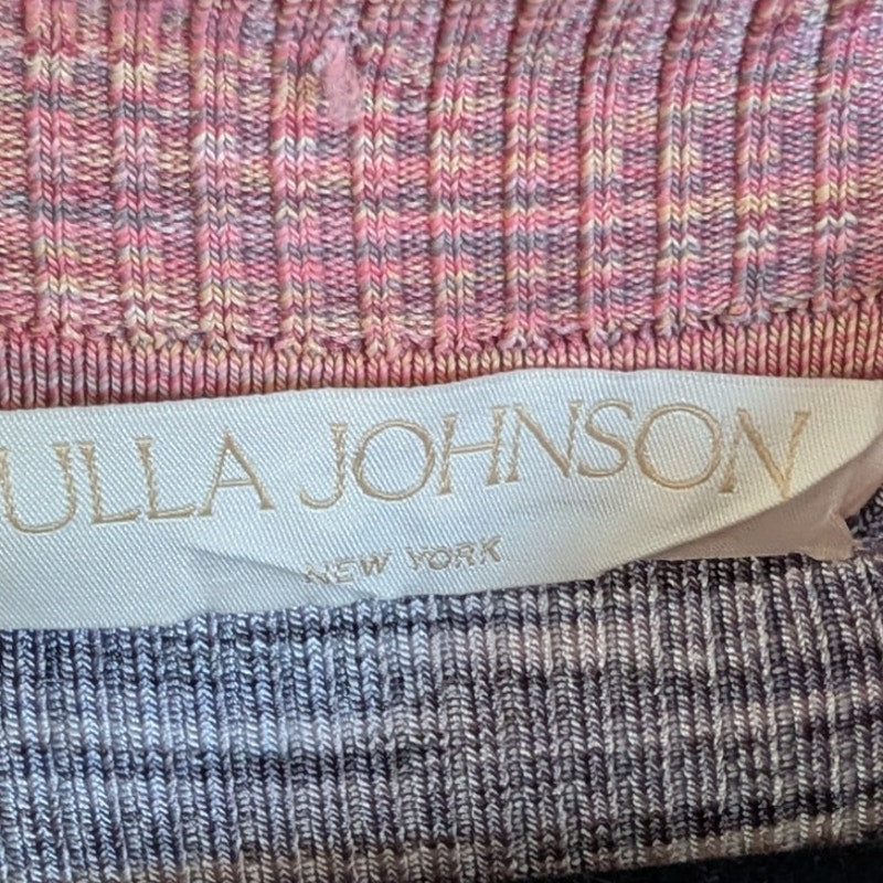 Ulla Johnson Evangeline Striped Metallic Knit Maxi Dress XL