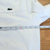 Lacoste Sport Water-Resistant Tennis Track Jacket Size S White Logo Full Zip