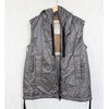 Max Mara The Cube Cameluxe Greengo Anthracite Puffer Hooded Vest Womens 10 Gray